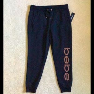 SOLD - Bebe Sport Rhinestud Jogger - XL - NWT